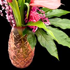 Coloured Pineapple Vase