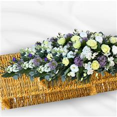 Lilac Meadow Casket Spray