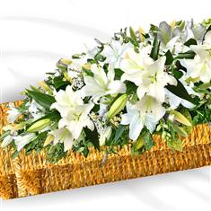 Classic Lily Casket Spray