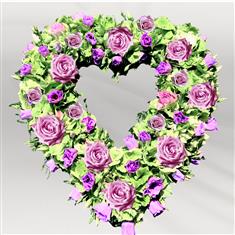 Lilac &amp; Lime Open Heart Tribute