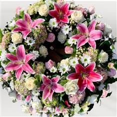Large Lily Wreath