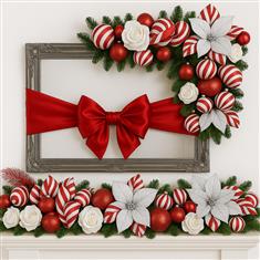 Candy Cane Corner Christmas Garland