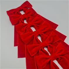 Velvet Bow Clips Pack of Luxury Bows