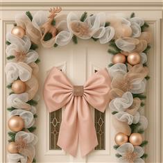 Outdoor Rose gold Garland