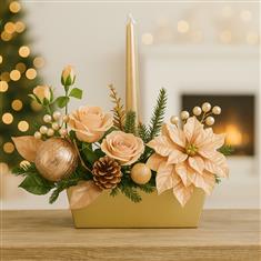 Rose Gold Artificial Centrepiece 