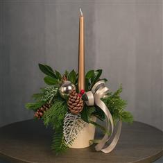 Neutrals Petite Taper Candle Arrangement 
