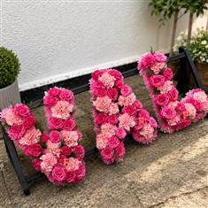 Loose Mixed Pinks Letter Yribute